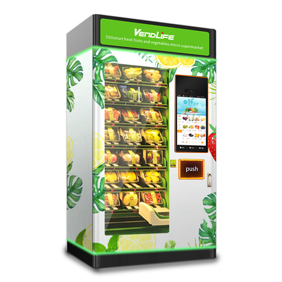 24h Healthy Food Vending Machine , Cupcake Dispenser Machine 28 Slots