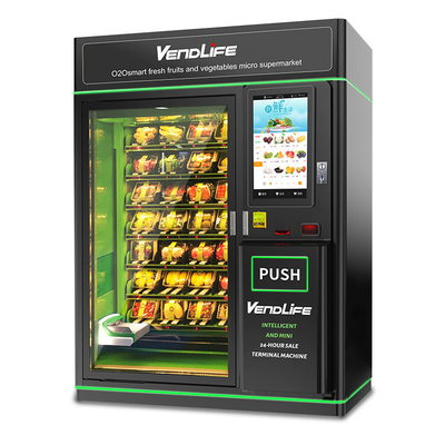 Hot Dog Fresh Food Vending Machines 120-192 Items Capacity 110V