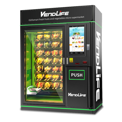 Nfc Fresh Food Vending Machines , OEM Vending Machine With Elevator